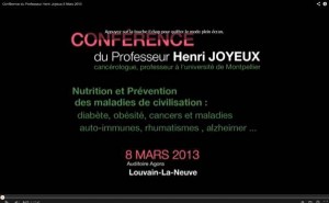 Conférence Pr Joyeux